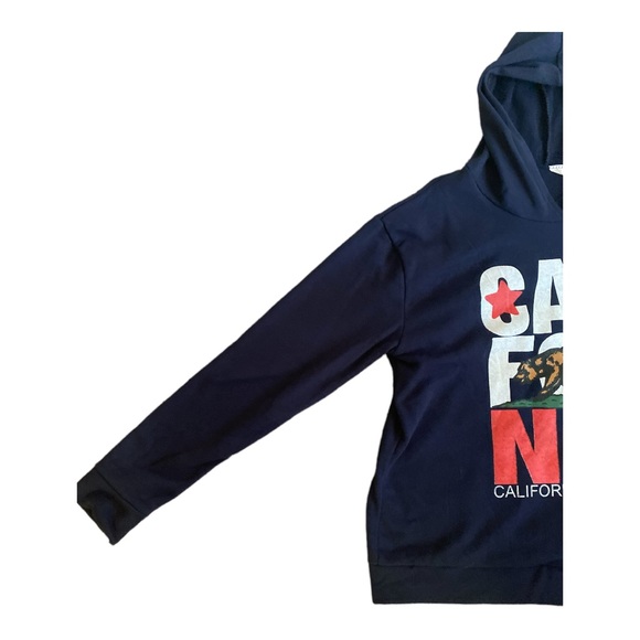 Navy Blue California Hoodie - Picture 4 of 6